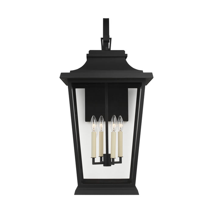 Four Light Lantern from the Warren collection in Textured Black finish