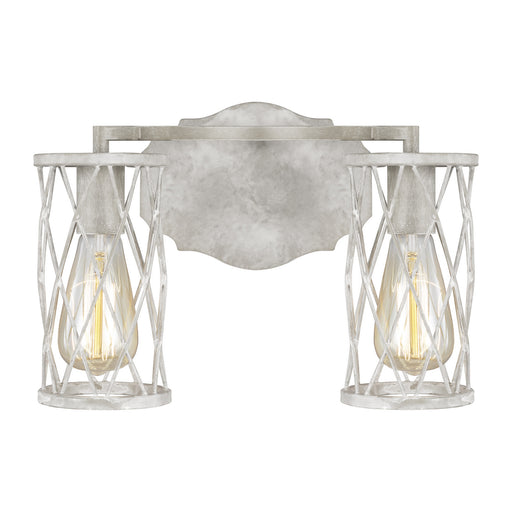 Generation Lighting - VS2482FWO/DWW - Two Light Vanity - COSETTE - French Washed Oak / Distressed White Wood