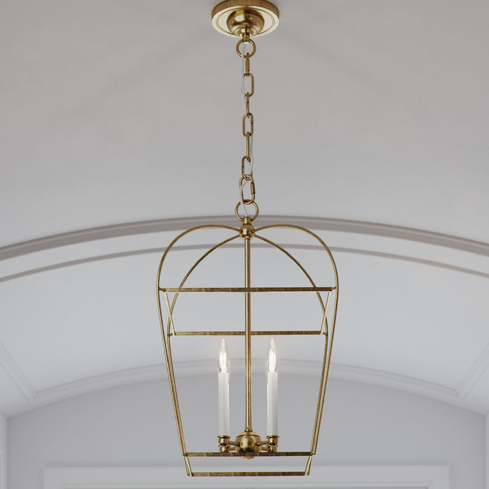 Four Light Lantern from the STONINGTON collection in Antique Gild finish