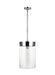 Generation Lighting - CP1011PN - One Light Pendant - Garrett - Polished Nickel