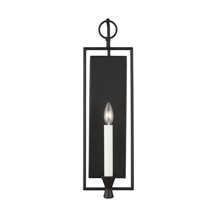 Generation Lighting - CW1021AI - One Light Wall Sconce - KEYSTONE - Aged Iron