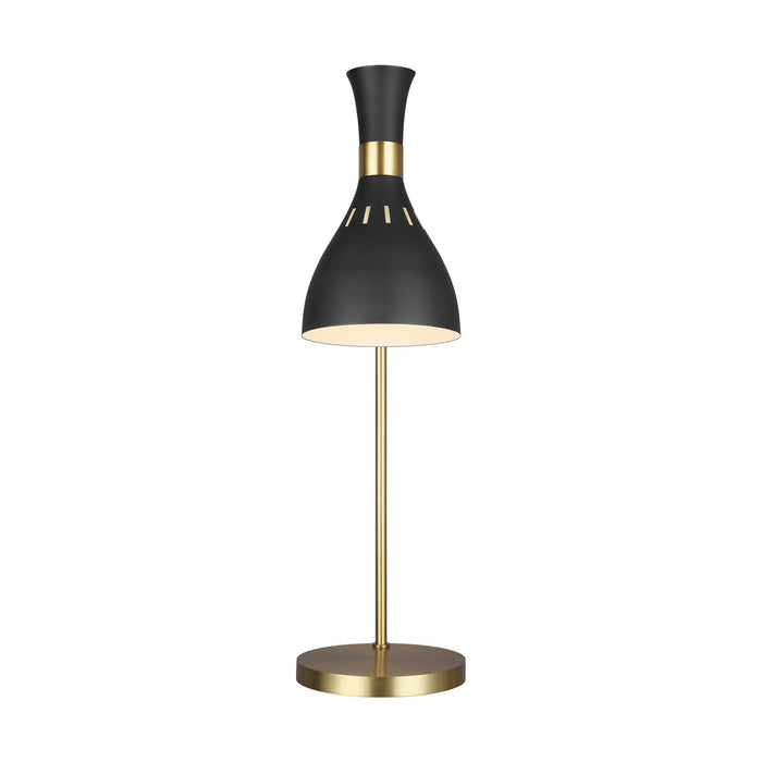 One Light Table Lamp from the JOAN collection in Midnight Black finish