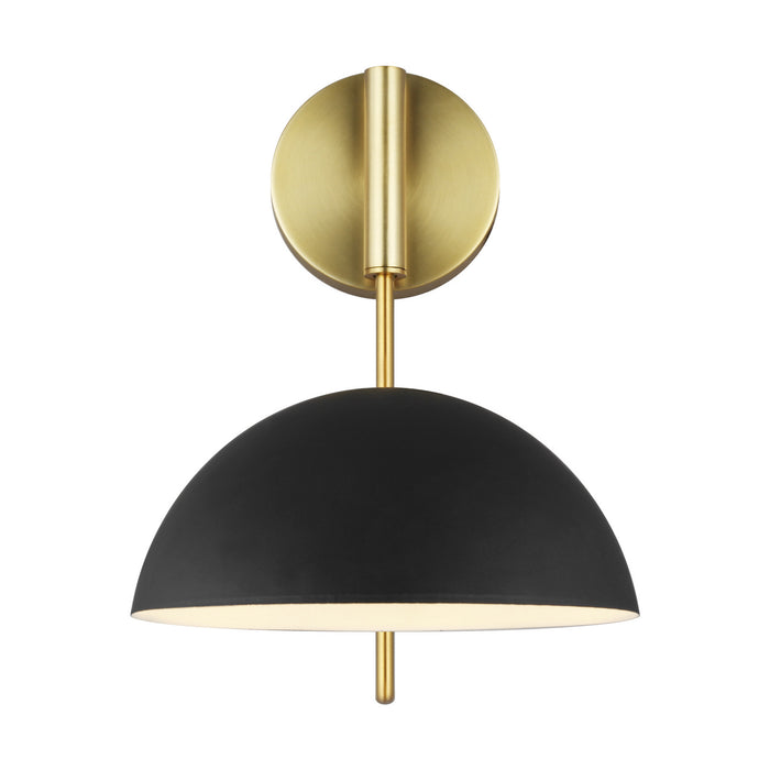 One Light Wall Sconce from the JANE collection in Midnight Black finish