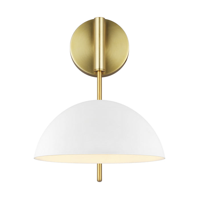 One Light Wall Sconce from the JANE collection in Matte White finish