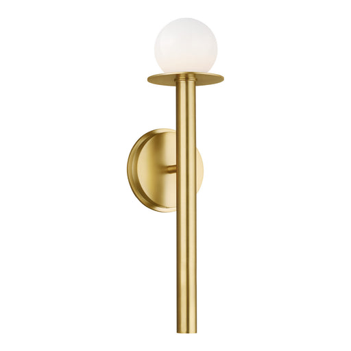 Generation Lighting - KW1001BBS - One Light Wall Sconce - Nodes - Burnished Brass