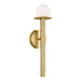 Generation Lighting - KW1001BBS - One Light Wall Sconce - Nodes - Burnished Brass