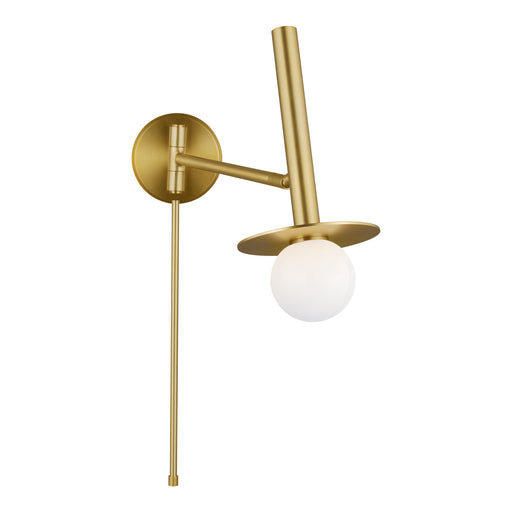 Generation Lighting - KW1021BBS - One Light Wall Sconce - Nodes - Burnished Brass