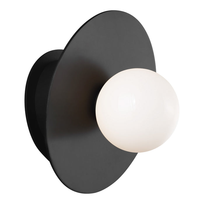 Generation Lighting - KW1041MBK - One Light Wall Sconce - Nodes - Midnight Black
