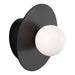 Generation Lighting - KW1041MBK - One Light Wall Sconce - Nodes - Midnight Black