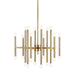 Generation Lighting - TC10624BBS - 24 Light Chandelier - Beckham Modern - Burnished Brass