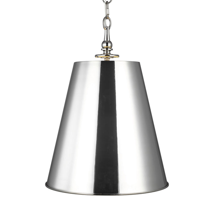 Two Light Pendant from the Capri collection in Polished Nickel finish