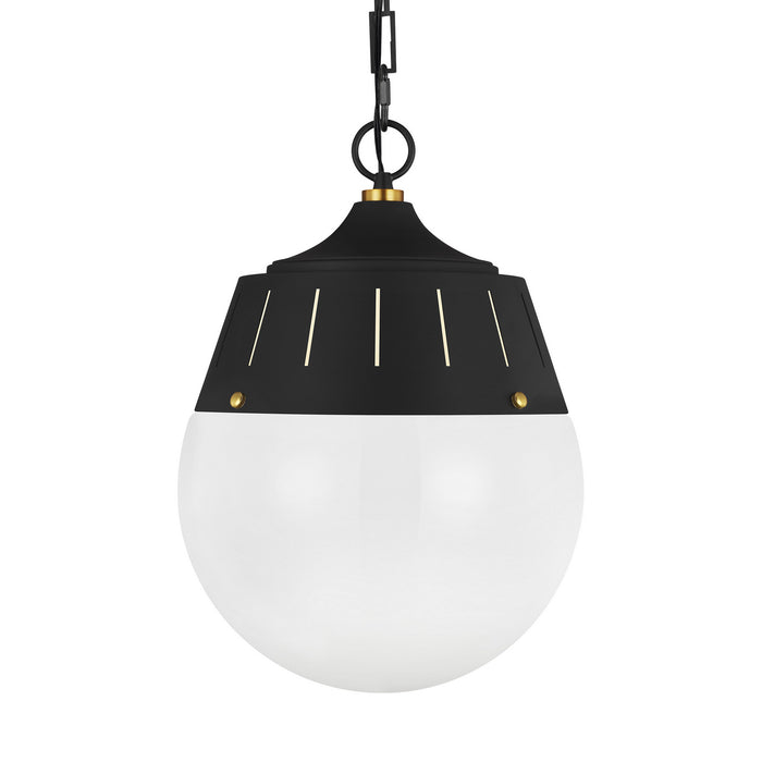 Two Light Pendant from the Arlett collection in Midnight Black finish