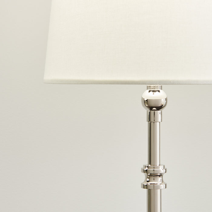 One Light Table Lamp from the Capri collection in Polished Nickel finish