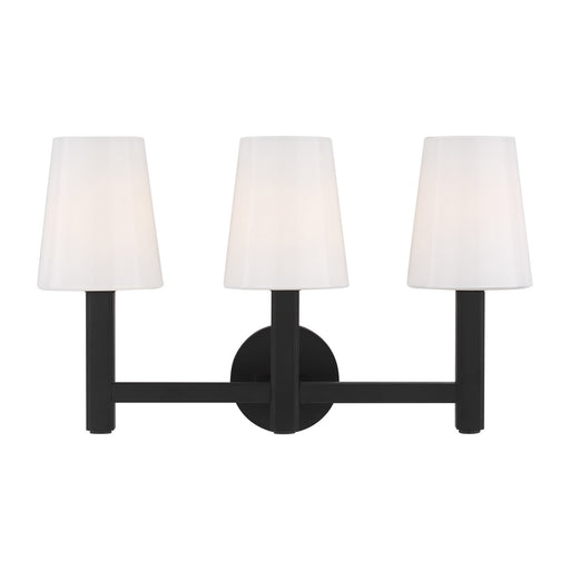 Generation Lighting - TV1133AI - Three Light Vanity - LOGAN - Aged Iron