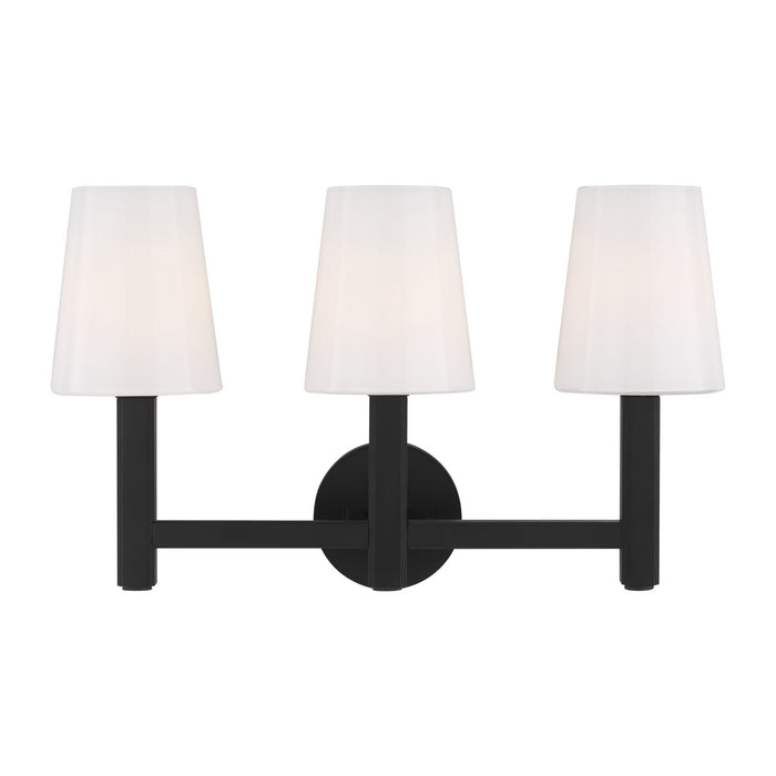 Generation Lighting - TV1133AI - Three Light Vanity - LOGAN - Aged Iron