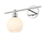 Elegant Lighting - LD2307C - One Light Wall Sconce - Collier - Chrome And Frosted White Glass