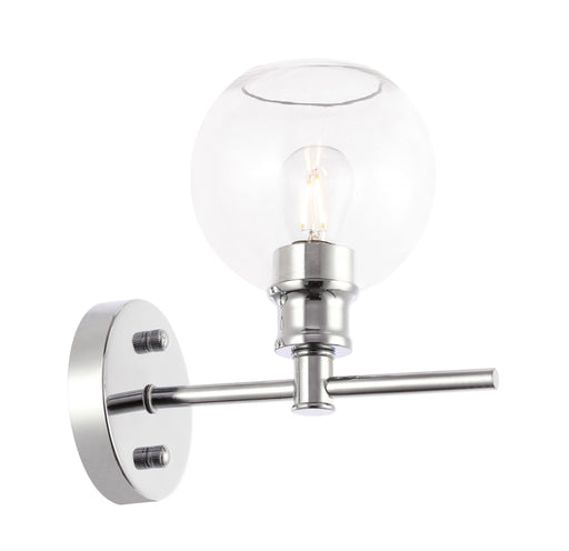 Elegant Lighting - LD2310C - One Light Wall Sconce - Collier - Chrome And Clear Glass