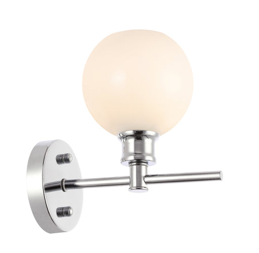 Elegant Lighting - LD2311C - One Light Wall Sconce - Collier - Chrome And Frosted White Glass