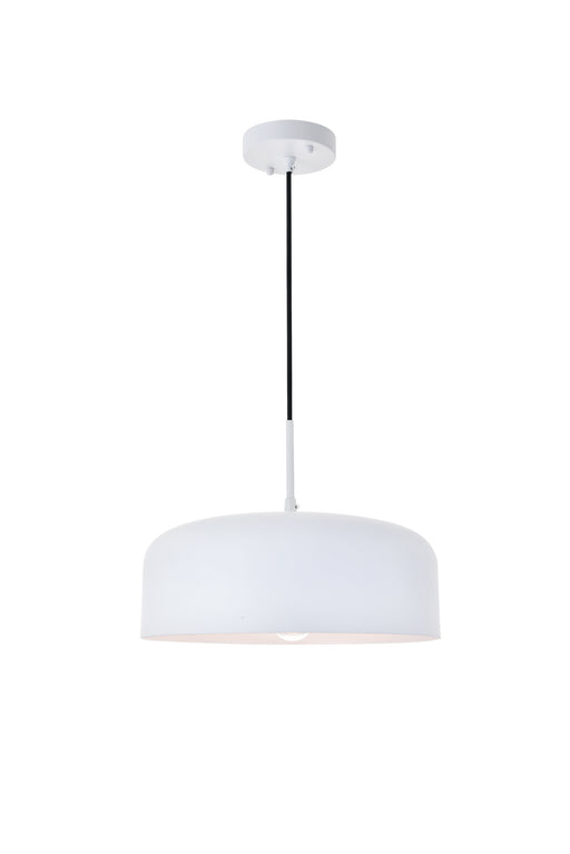 Elegant Lighting - LD4072D14WH - One Light Pendant - Etude - White