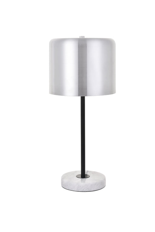 Elegant Lighting - LD4075T10BN - One Light Table Lamp - Exemplar - Brushed Nickel And Black And White