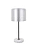 Elegant Lighting - LD4075T10BN - One Light Table Lamp - Exemplar - Brushed Nickel And Black And White