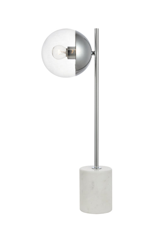 Elegant Lighting - LD6107C - One Light Table Lamp - Eclipse - Chrome And Clear