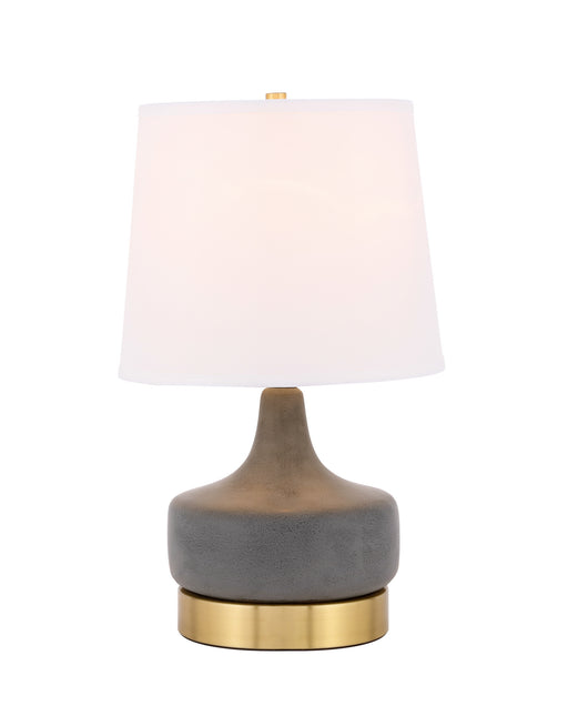 Elegant Lighting - TL3051BR - One Light Table Lamp - Verve - Brushed Brass And Grey