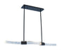 Allegri - 034860-051-FR001 - LED Island Pendant - Athena - Matte Black w/ Polished Nickel