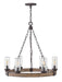 Hinkley - 29206SQ-LL - LED Outdoor Chandelier - Sawyer - Sequoia