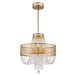 Acclaim Lighting - IN11310AG - Four Light Chandelier - Viola - Antique Gold