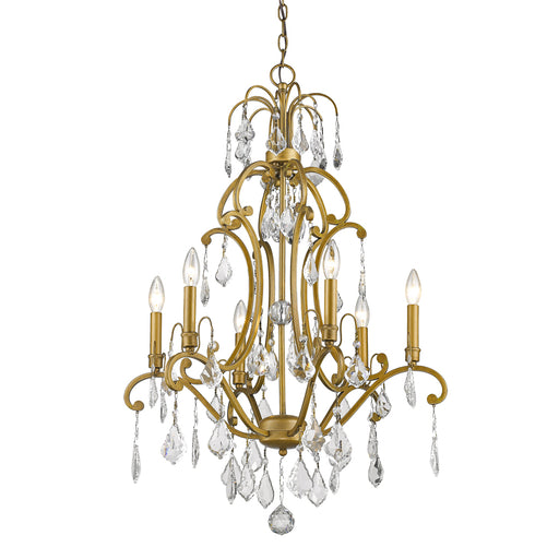 Acclaim Lighting - IN11356AG - Three Light Chandelier - Claire - Antique Gold