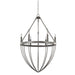 Acclaim Lighting - IN11391ASH - Six Light Chandelier - Harlow - Ash