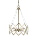 Acclaim Lighting - IN11397WG - Four Light Chandelier - Nora - Washed Gold