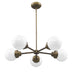 Acclaim Lighting - IN21223RB - Five Light Chandelier - Portsmith - Raw Brass