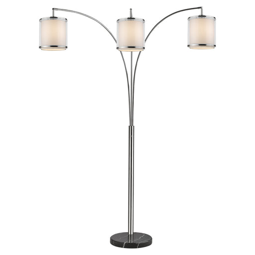 Acclaim Lighting - TFA9307 - Three Light Arc Floor Lamp - Lux - Brushed Nickel