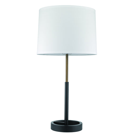 Acclaim Lighting - TT5110-76 - One Light Table Lamp - Rotunda - Matte Black/ Hand Painted Antique Gold