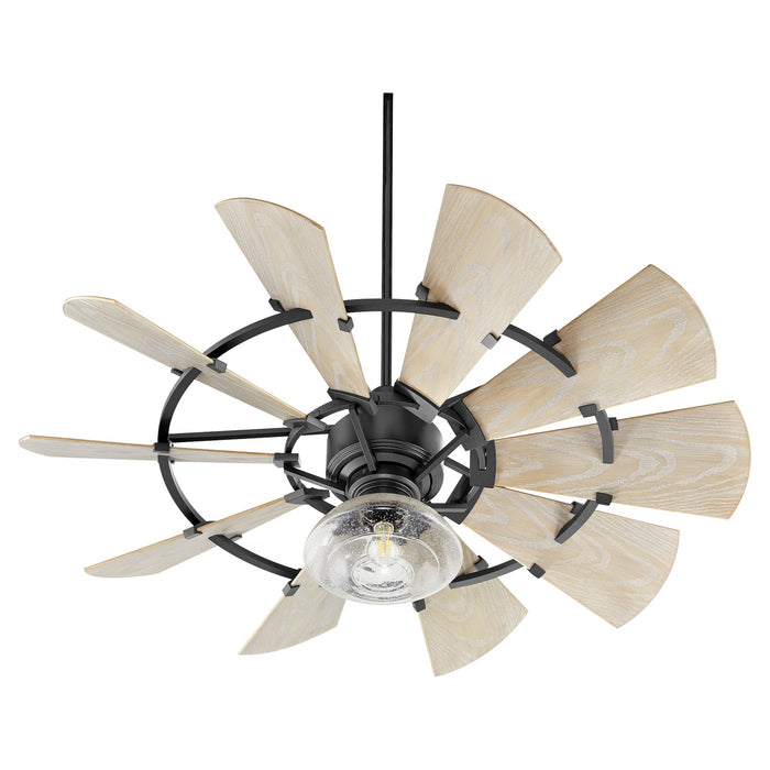 LED Fan Light Kit from the Windmill collection in Noir finish