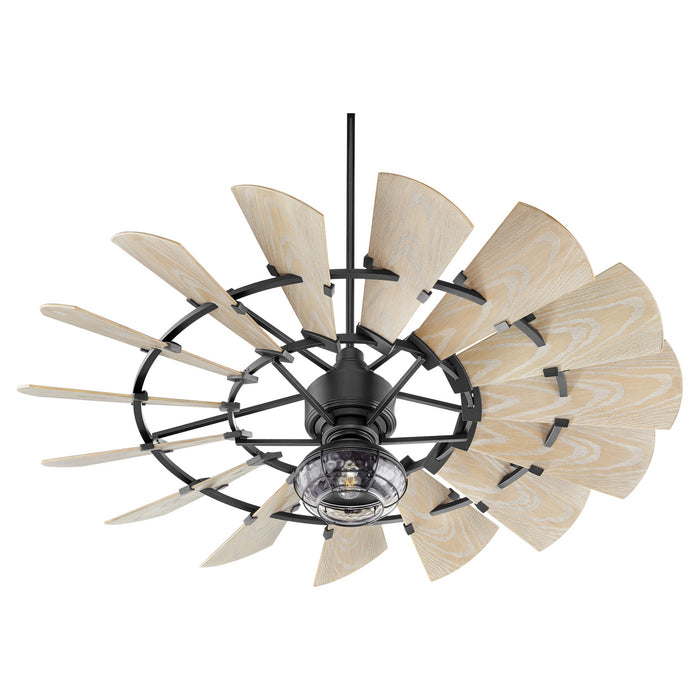 LED Fan Light Kit from the Windmill collection in Noir finish