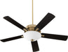 Quorum - 54525-80 - 52``Ceiling Fan - Premier - Aged Brass