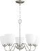 Quorum - 6041-5-65 - Five Light Chandelier - Satin Nickel