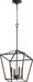 Quorum - 604-4-86 - Four Light Entry Pendant - Gabriel - Oiled Bronze