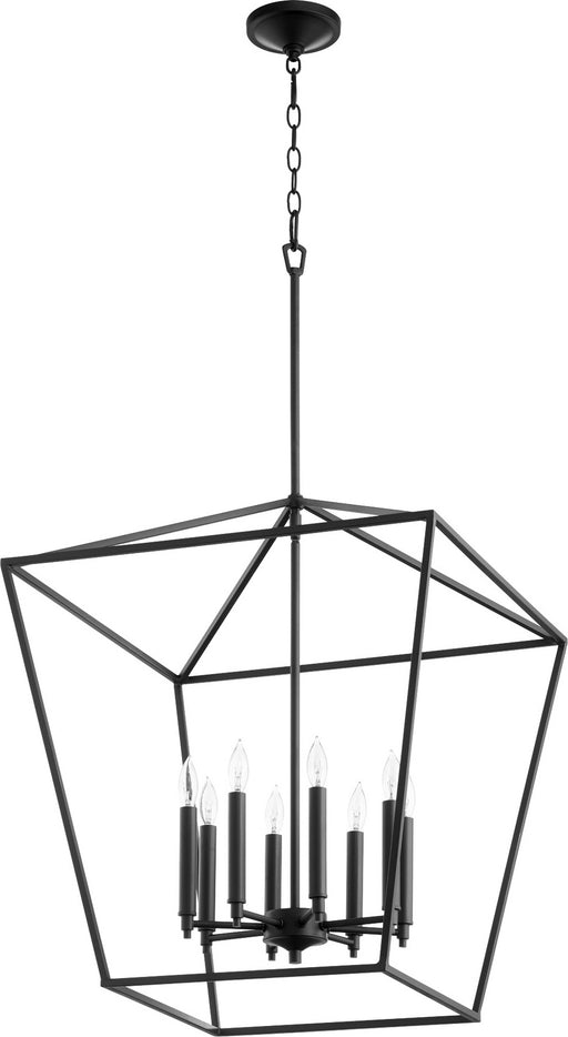 Quorum - 604-8-69 - Eight Light Entry Pendant - Gabriel - Noir