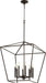 Quorum - 604-8-86 - Eight Light Entry Pendant - Gabriel - Oiled Bronze