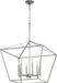 Quorum - 644-6-64 - Six Light Chandelier - Gabriel - Classic Nickel