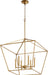 Quorum - 644-6-74 - Six Light Chandelier - Gabriel - Gold Leaf