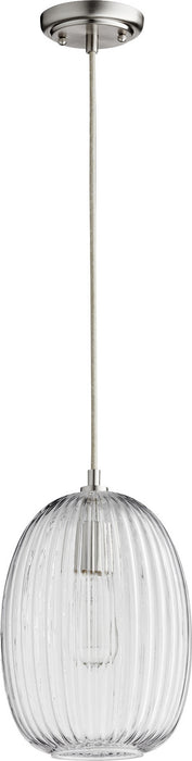 Quorum - 8044-65 - One Light Pendant - Satin Nickel