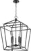 Quorum - 8807-5-69 - Five Light Entry Pendant - Monument - Noir