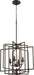 Quorum - 888-4-86 - Four Light Pendant - Hammond - Oiled Bronze