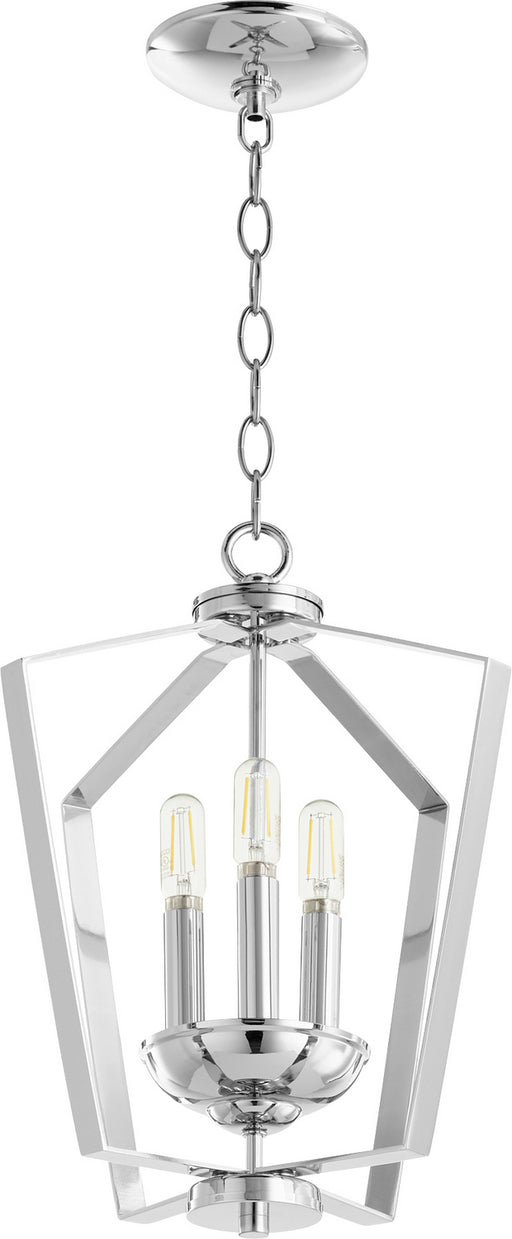 Quorum - 894-3-14 - Three Light Entry Pendant - Chrome