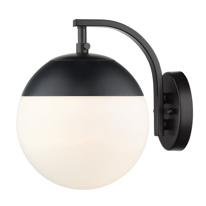 One Light Wall Sconce from the Dixon collection in Matte Black finish